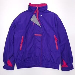 Vintage Cabin Creek Ski Coat‎ Women's 1X Purple Removable Liner 80s Jacket